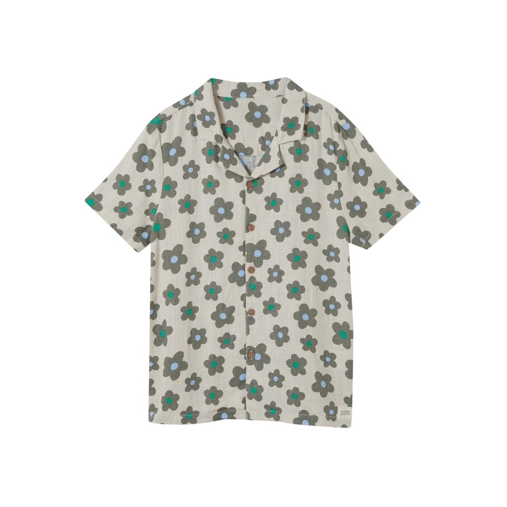 Cotton on Big Boys Classic Fit Capri Short Sleeve Shirt Size 15-16‎